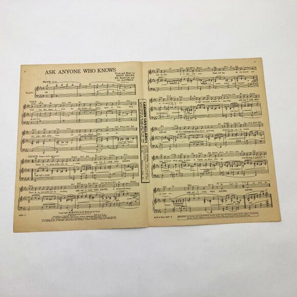 Set of 7 Music Sheets Let Me Go - Dancing With Tears - Laughing Plus 4 more - Picture 6 of 9